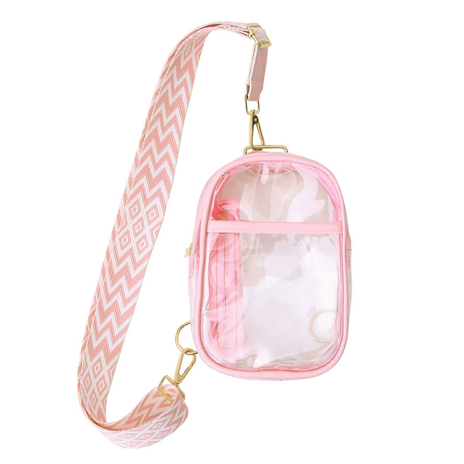 PVC Clear Sling Chest Bag 7