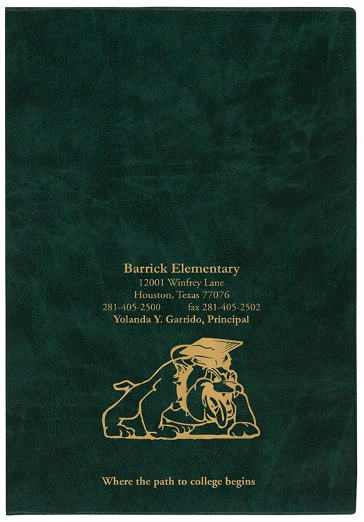 7 x 10 Executive Vinyl Cover Academic Planner 14