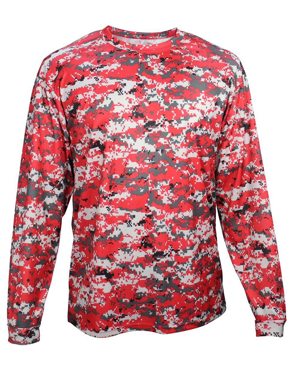Youth Digital Camo Long Sleeve T-Shirt - 2184 12