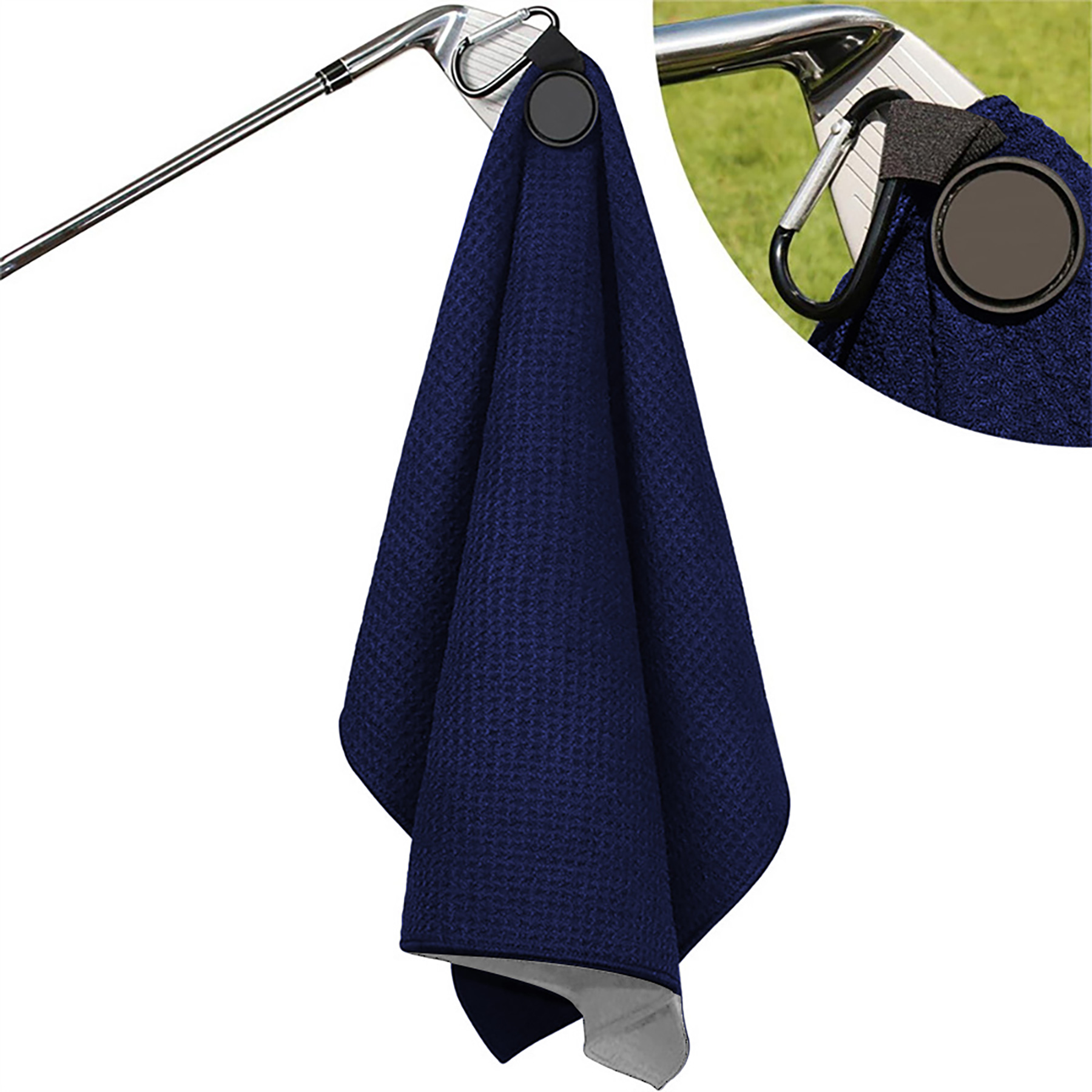 Magnetic Waffle Golf Towel 2
