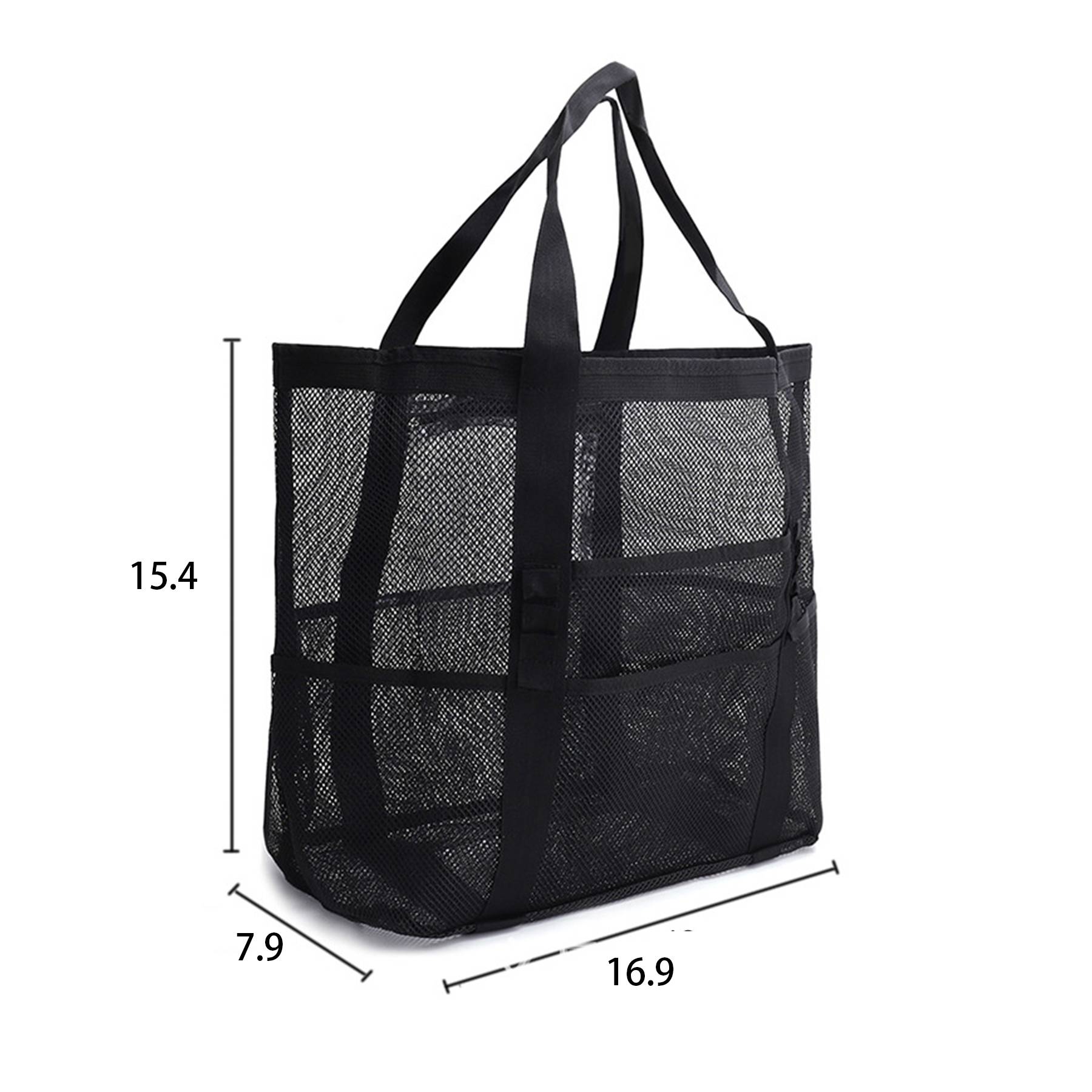 Nylon Mesh Portable Beach Tote Bag 5