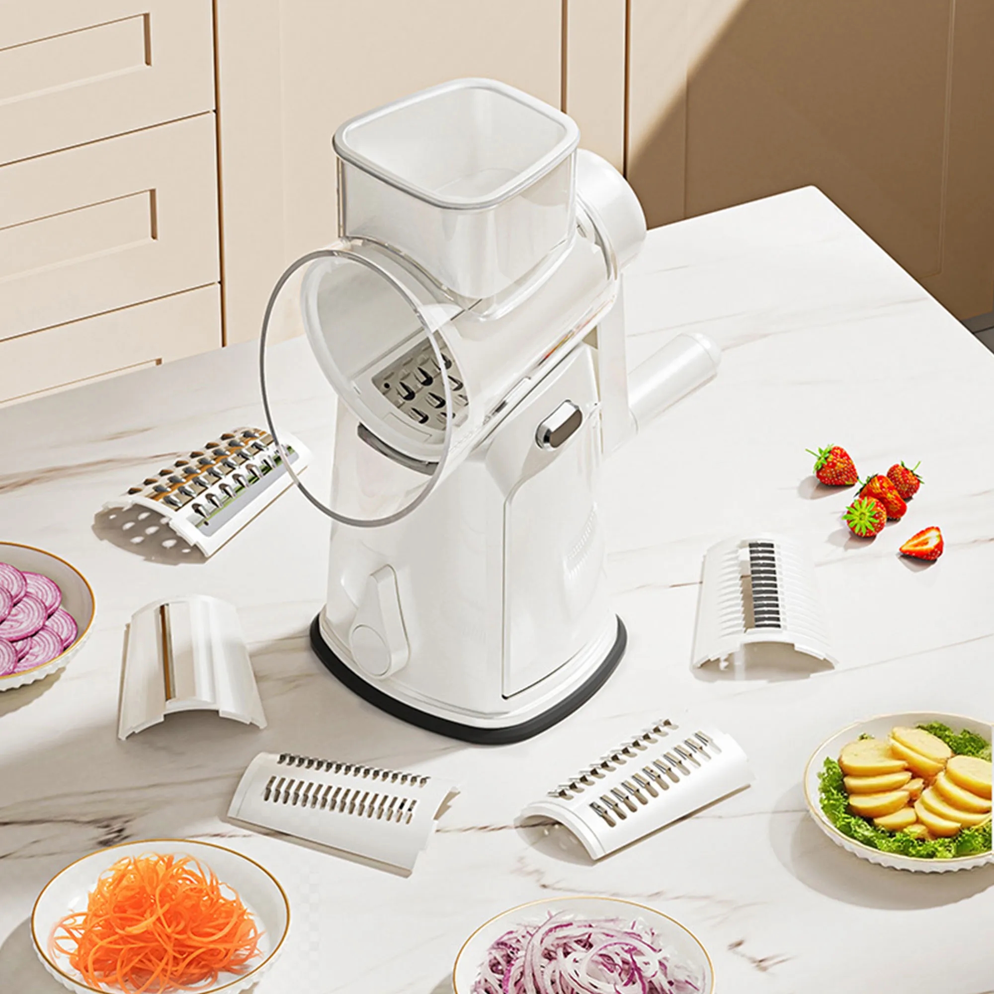 5-in-1 Hand Crank Vegetable Cutter 2