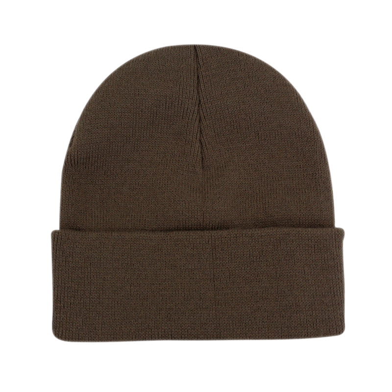 Knit Beanie Winter Hat 100% Acrylic Custom 4