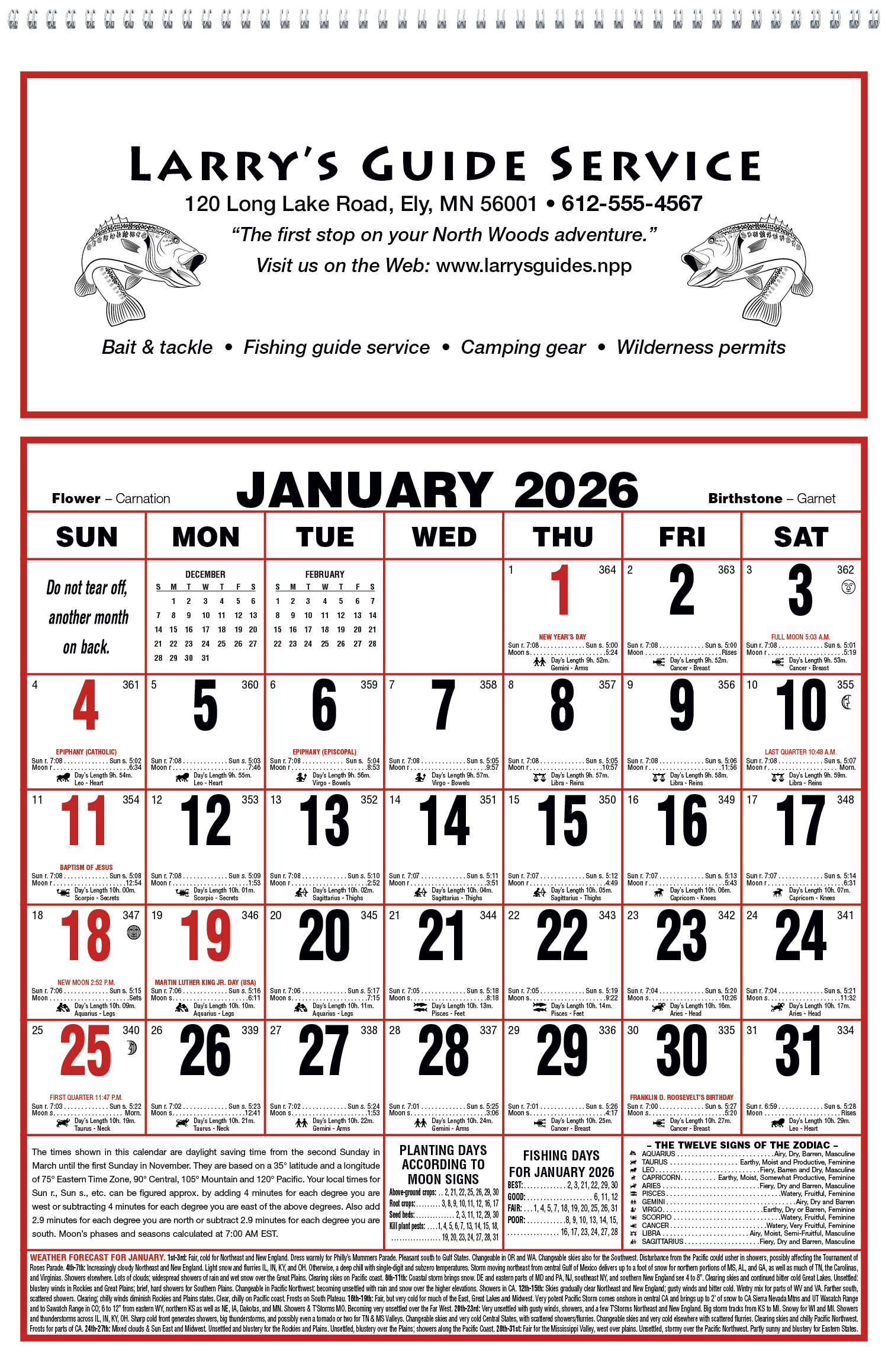 Triumph® Calendars Large Almanac 1