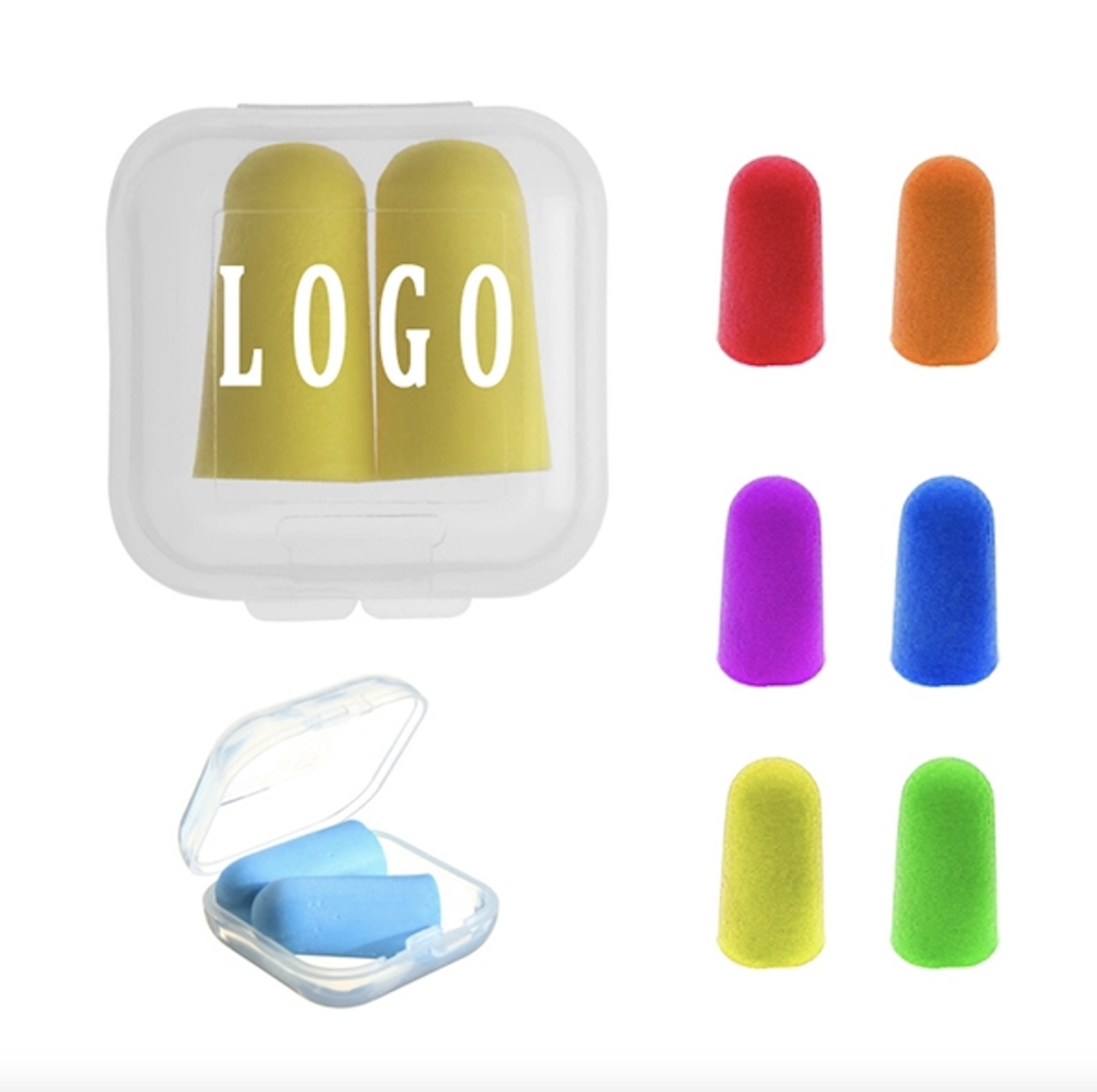 Ear Plugs with Square Case 1