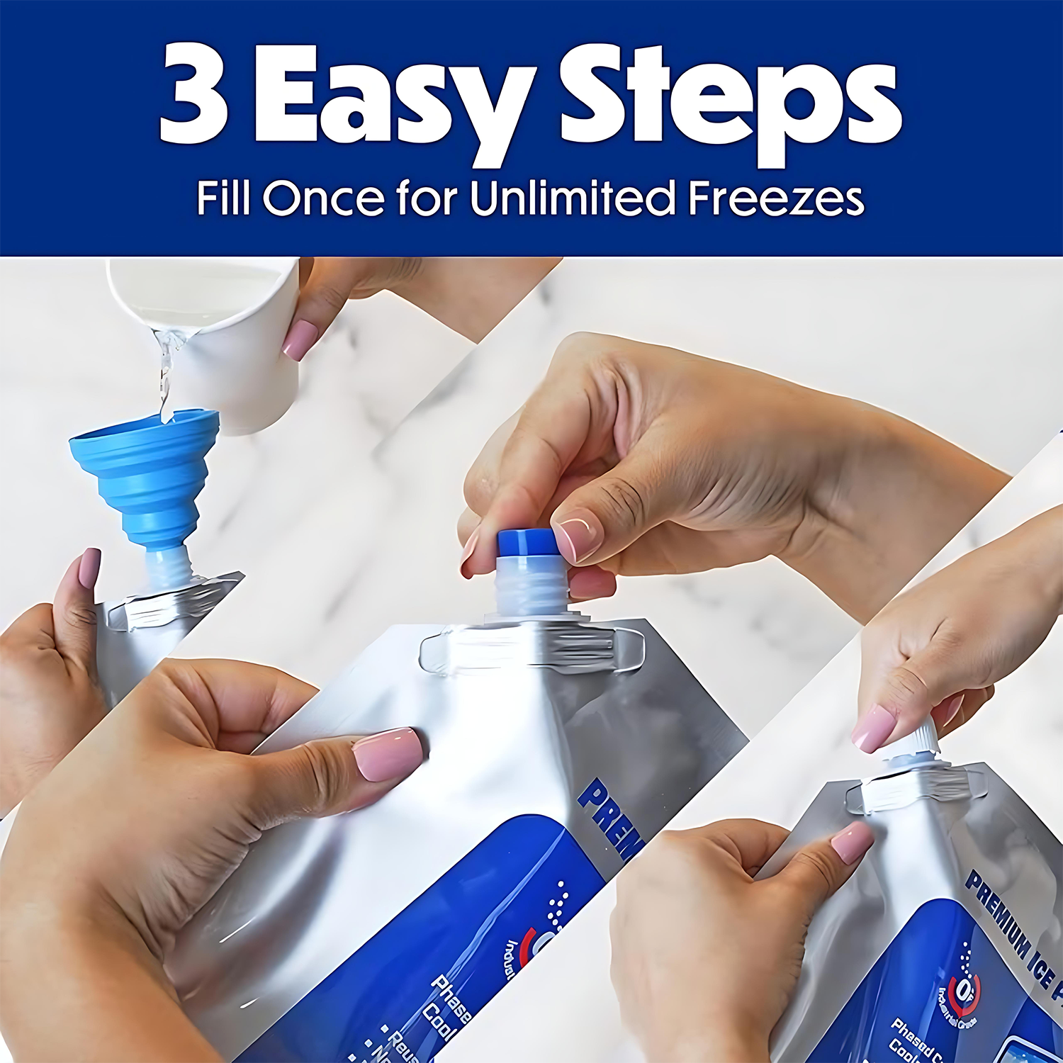 Reusable Long-Lasting Cold Ice Packs 3