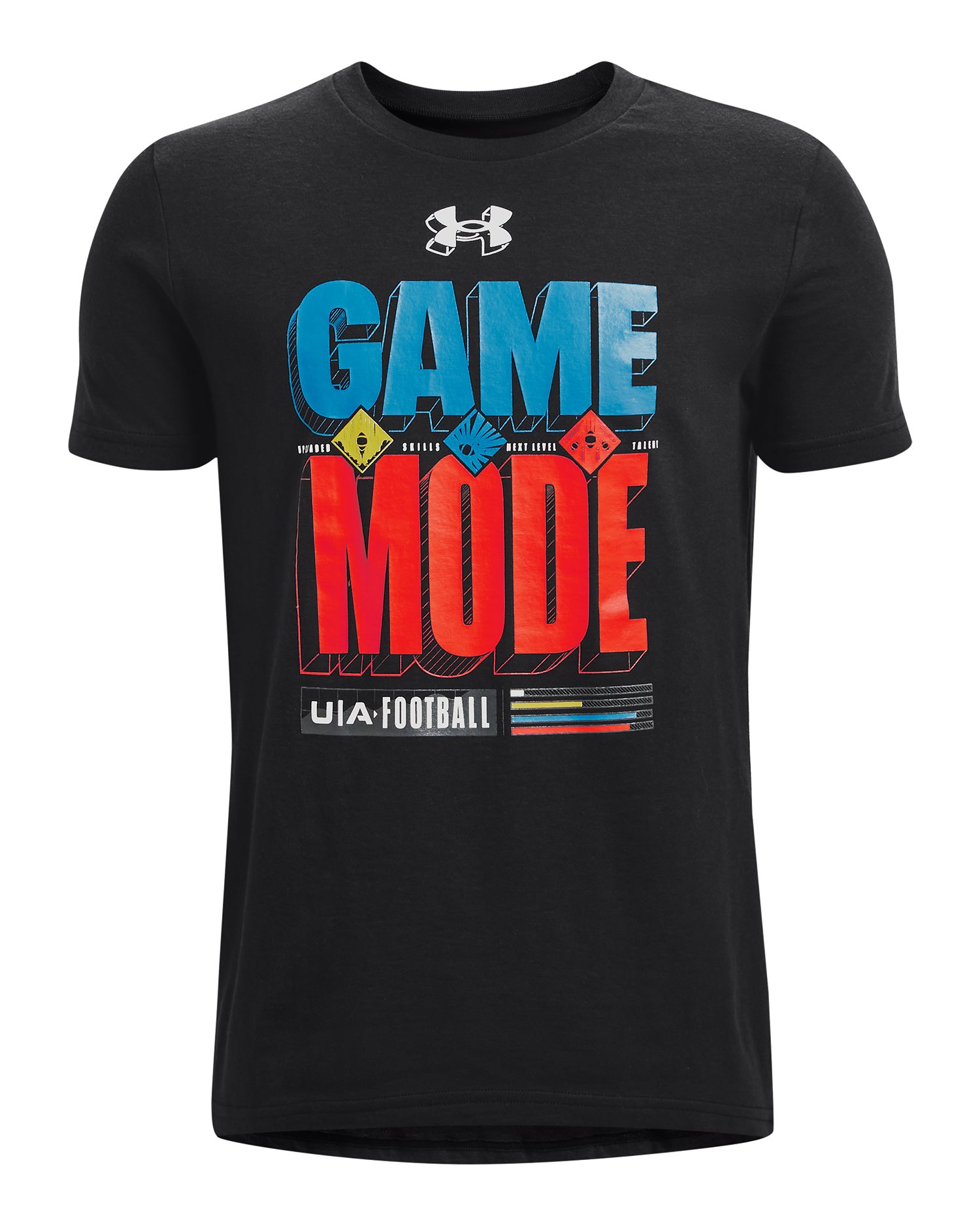 Boys' UA Game On Football Short Sleeve 4