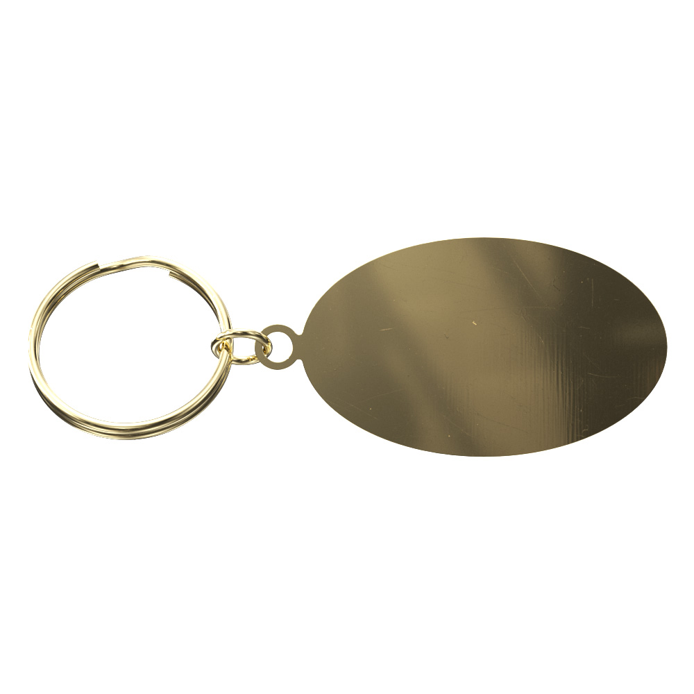 Vibraprint® Bright Oval Key Tag (1-1/4" x 1-7/8") 5