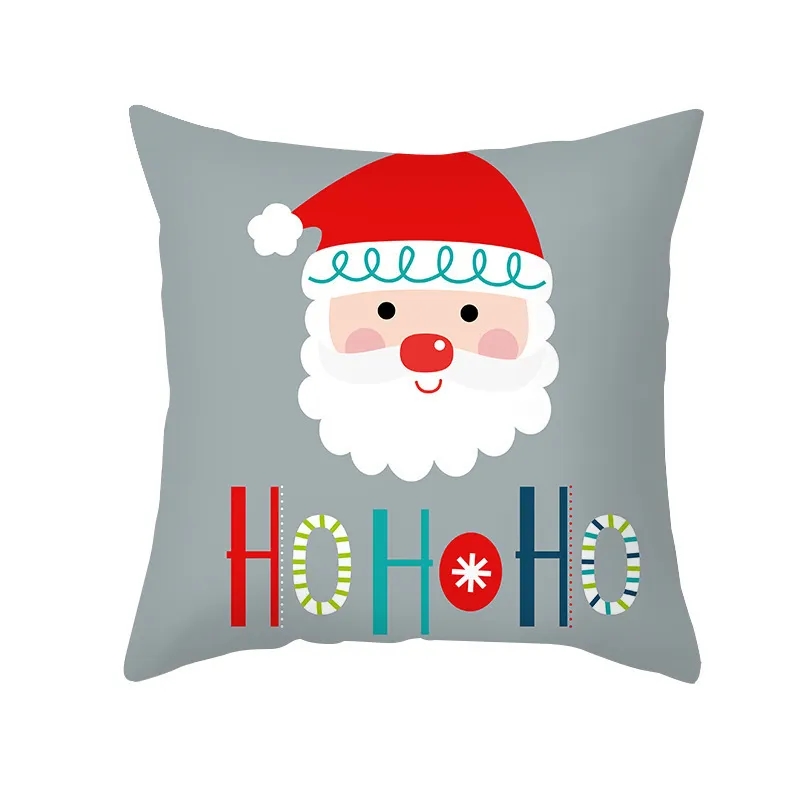 18"x18"Christmas Peach Velvet Pillowcase 2