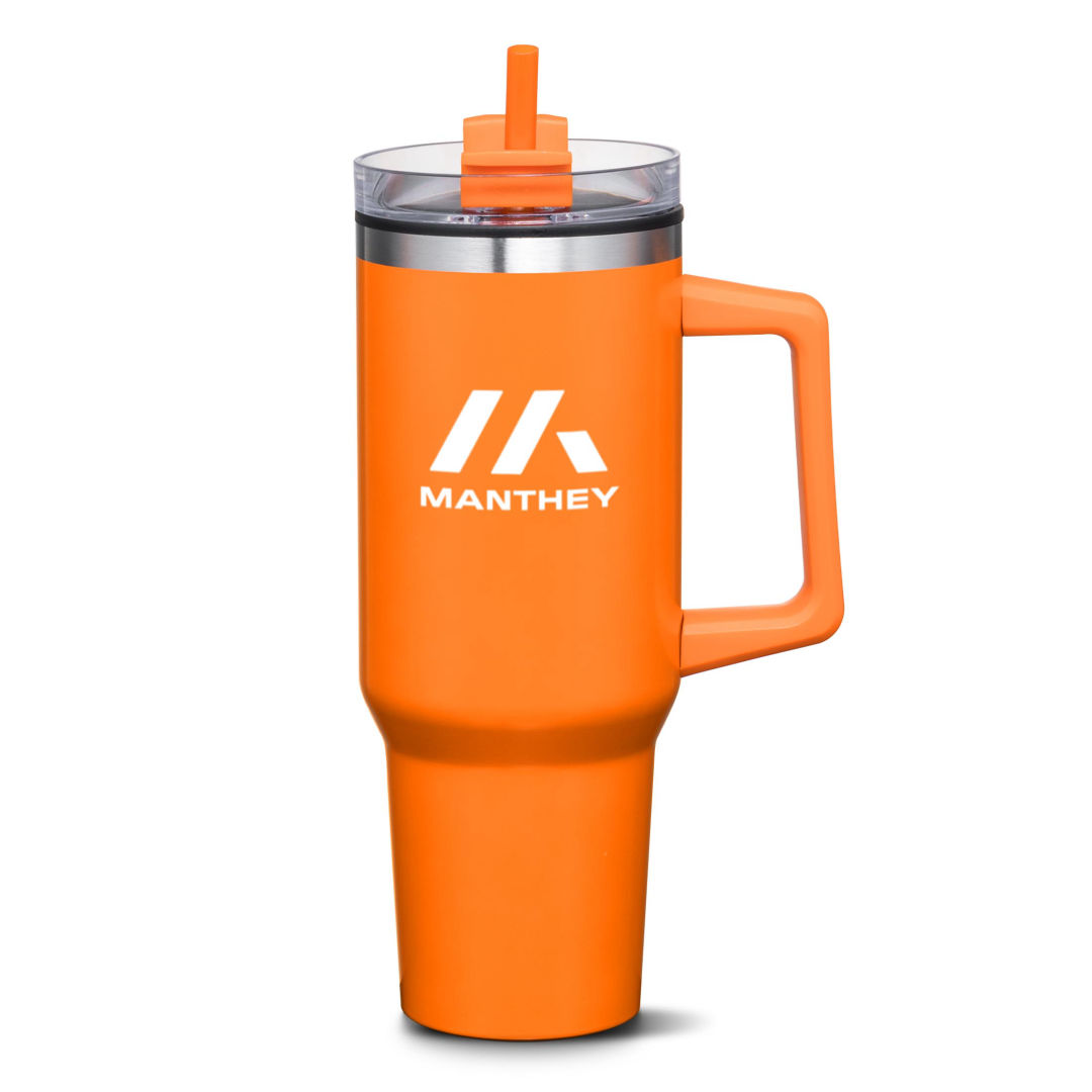 Benidorm Handle Travel Mug w/Straw - 40oz 6