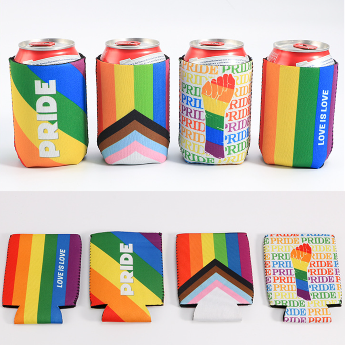 12OZ Neoprene Seltzer Collapsible Can Coolie (Full Imprint) 3