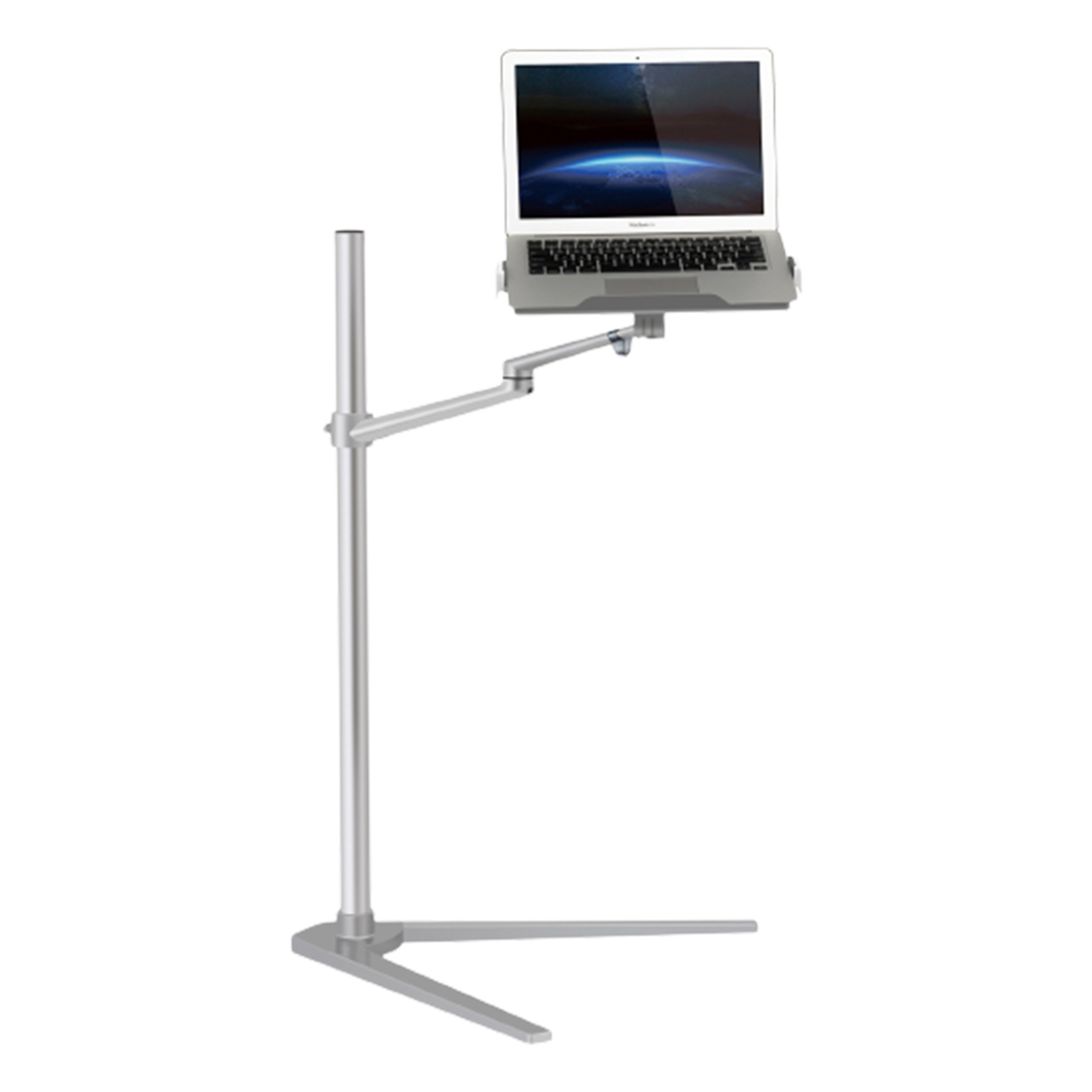 Floor Arm Mount Stand For Laptop & Cellphone 3