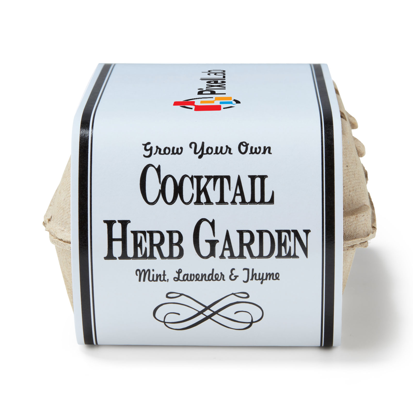 Grow Your Own Cocktail Herb Garden Kit w/Seeds 2