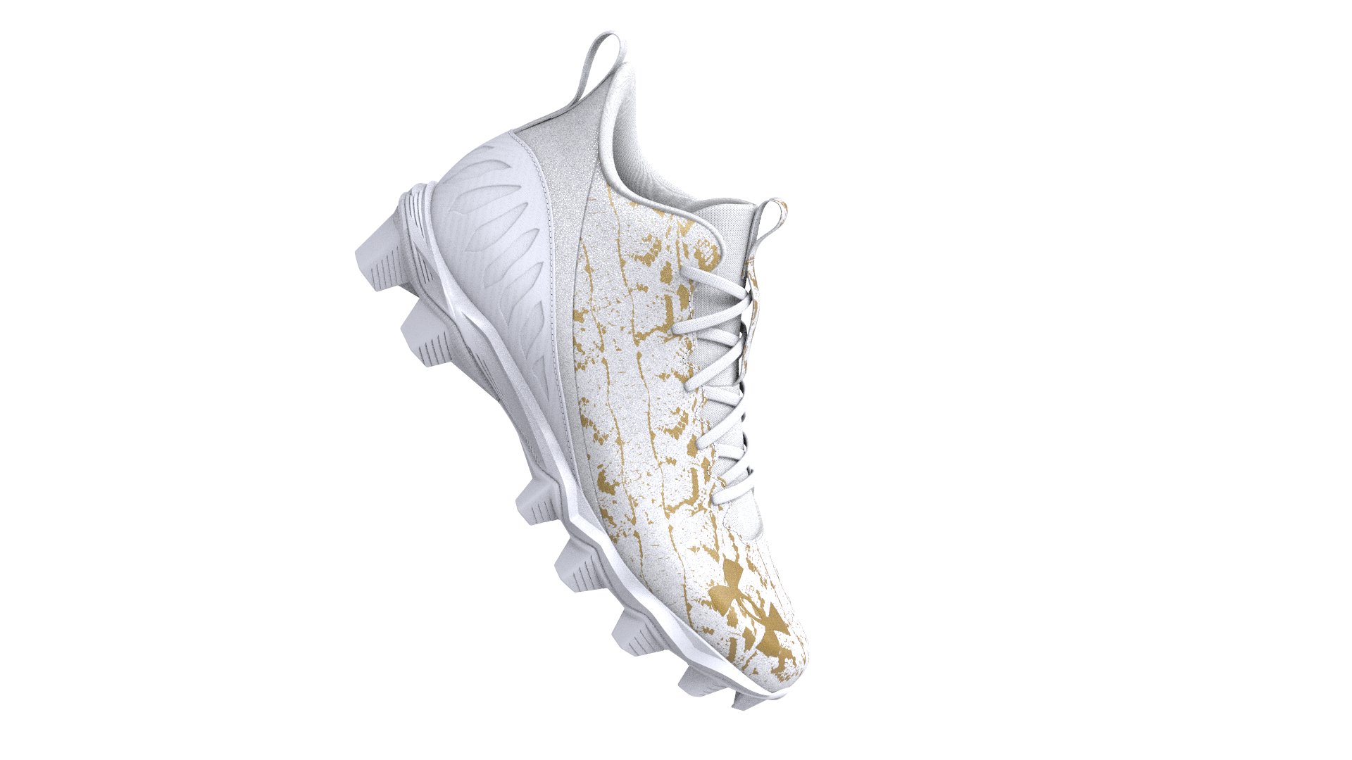 Boys' UA Spotlight Suede 2 Franchise Jr. Football Cleats 3