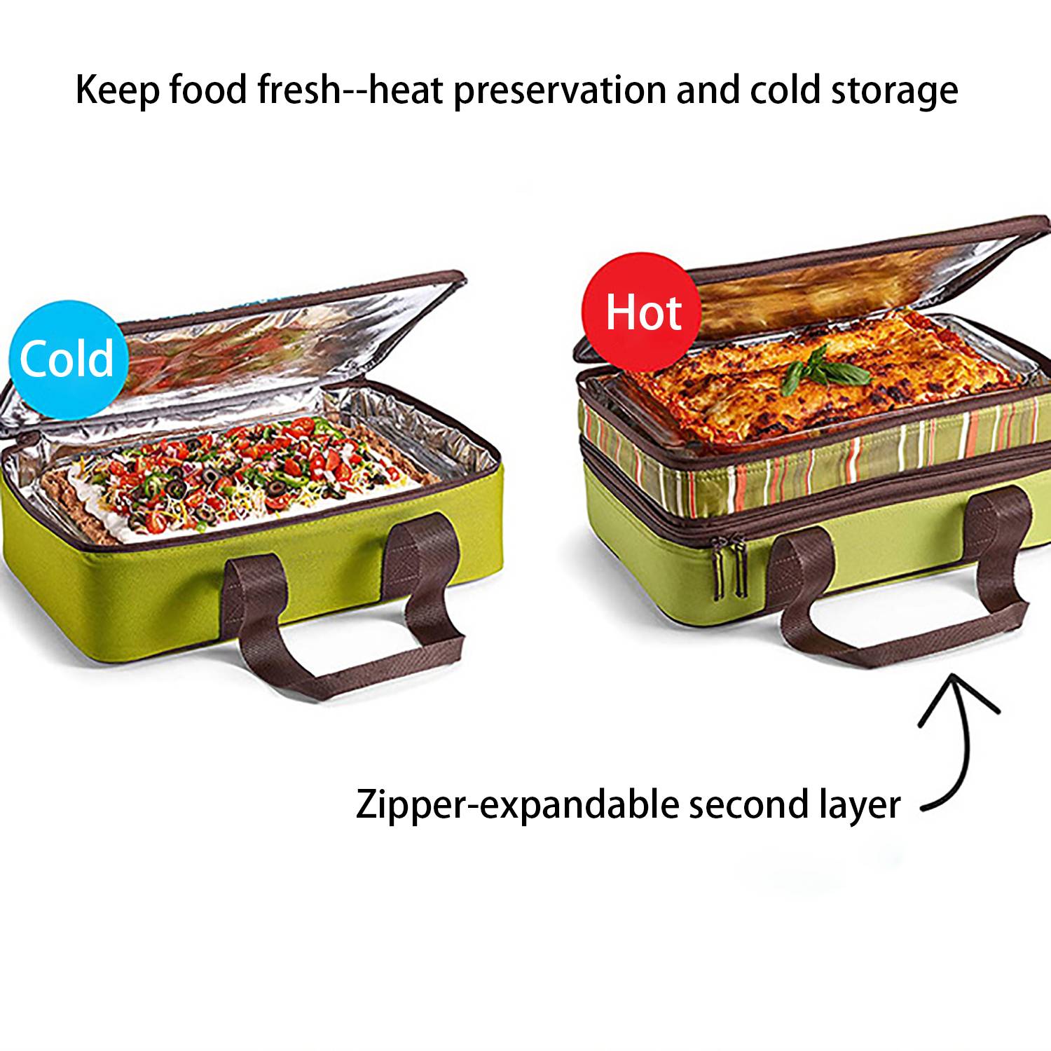 12.5L PE Double Insulated Casserole Carrier Bag 4
