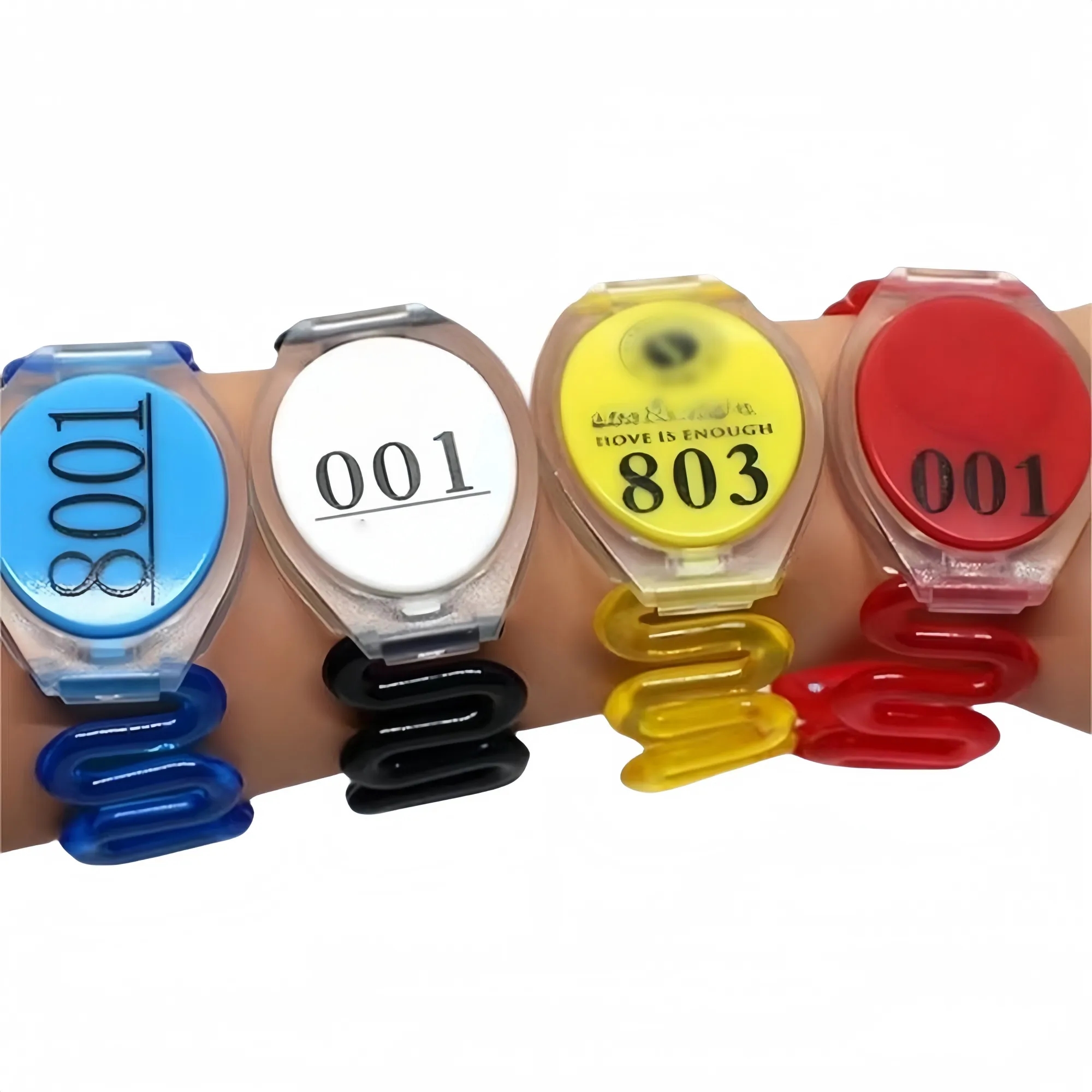 Numbered wristband 5