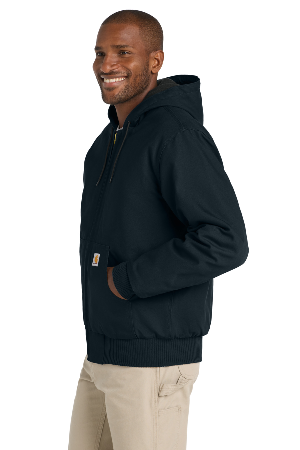 Carhartt® Quilted-Flanne-Lined Duck Active Jacket 11