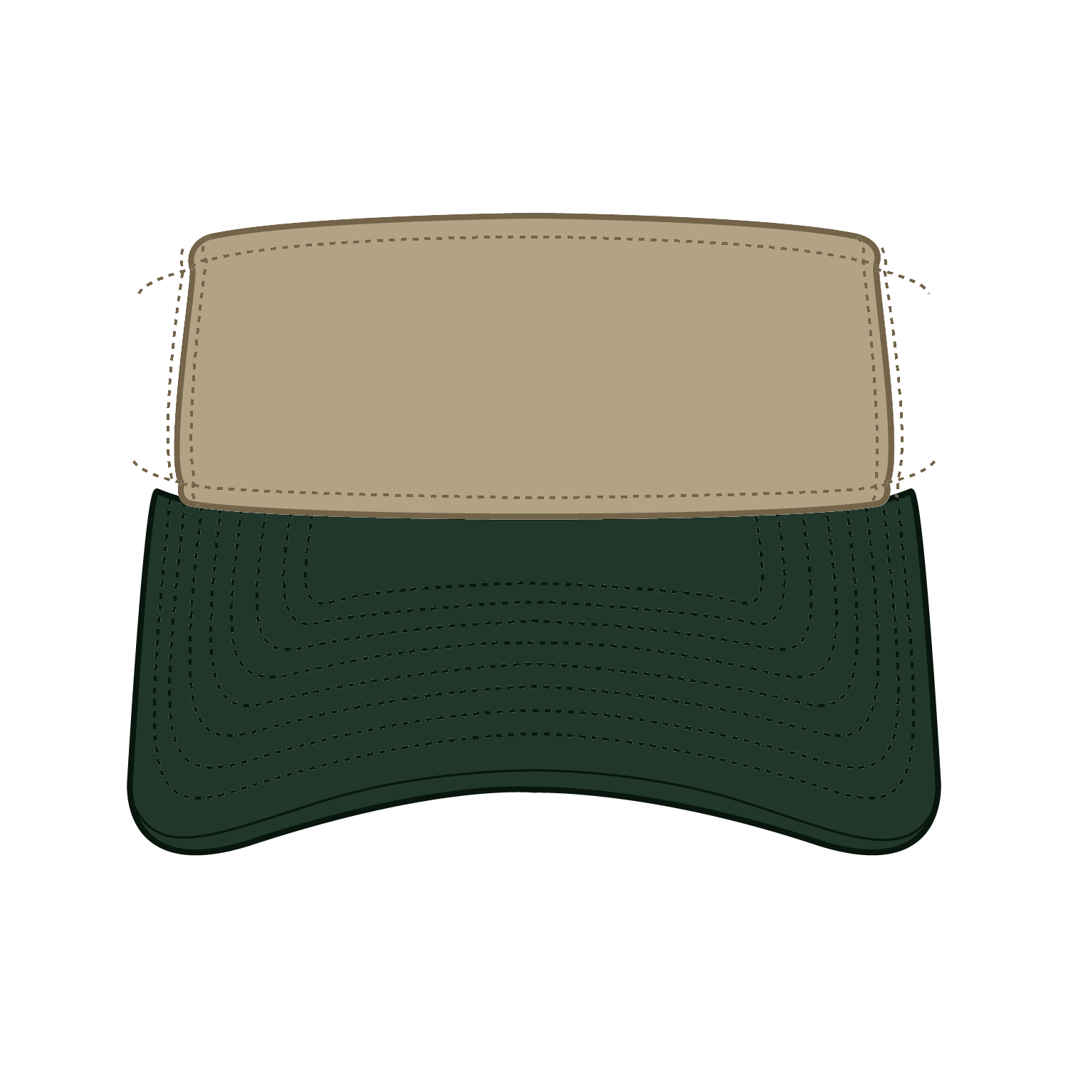 OTTO CAP® OTTO FLEX® Fitted Sun Visor 6