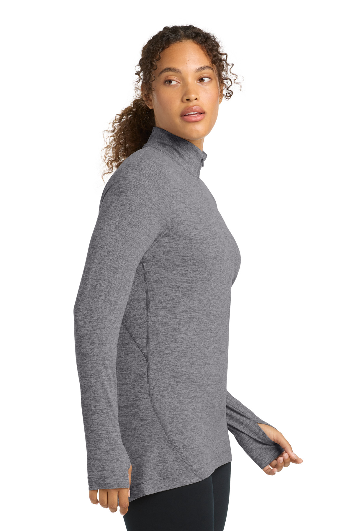 Sport-Tek Women's Exchange 1.5 Long Sleeve 1/2-Zip LST711 33