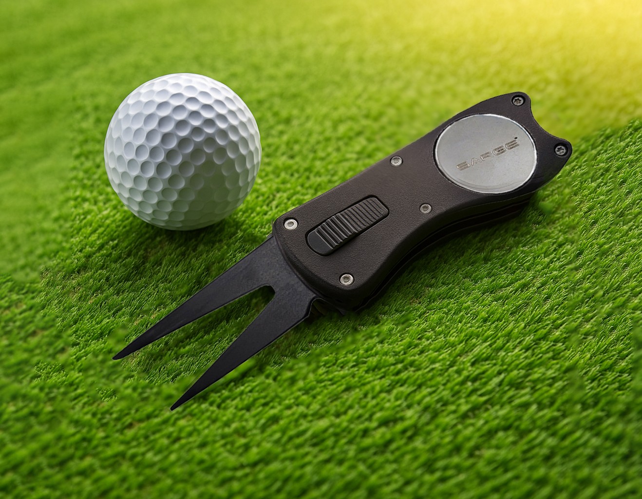 Eagle - OTF Golf Divot Tool with Ball Marker 2