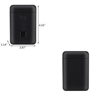 Elegant Cigarette Case With Front Slide Lighter 2