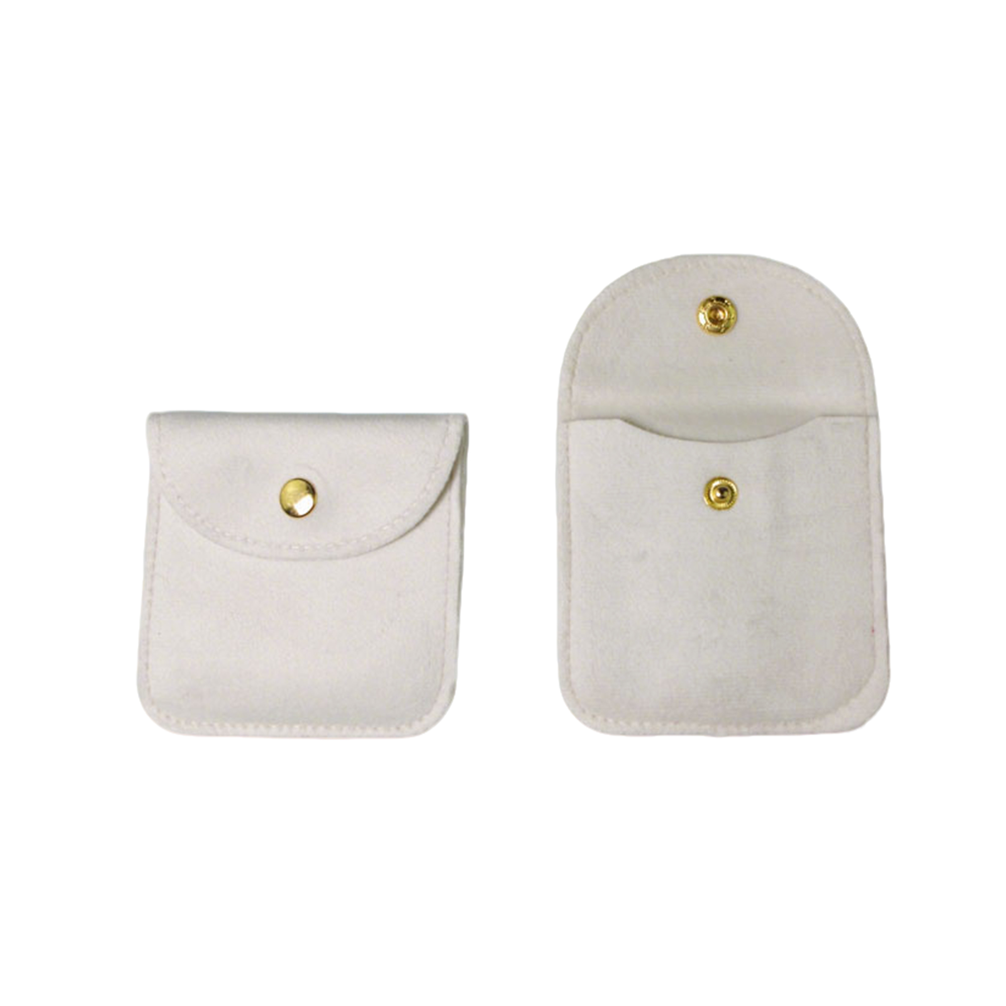 Velvet Snap Pouch For Jewelry Or Coins 3.2" x 3.2" 12