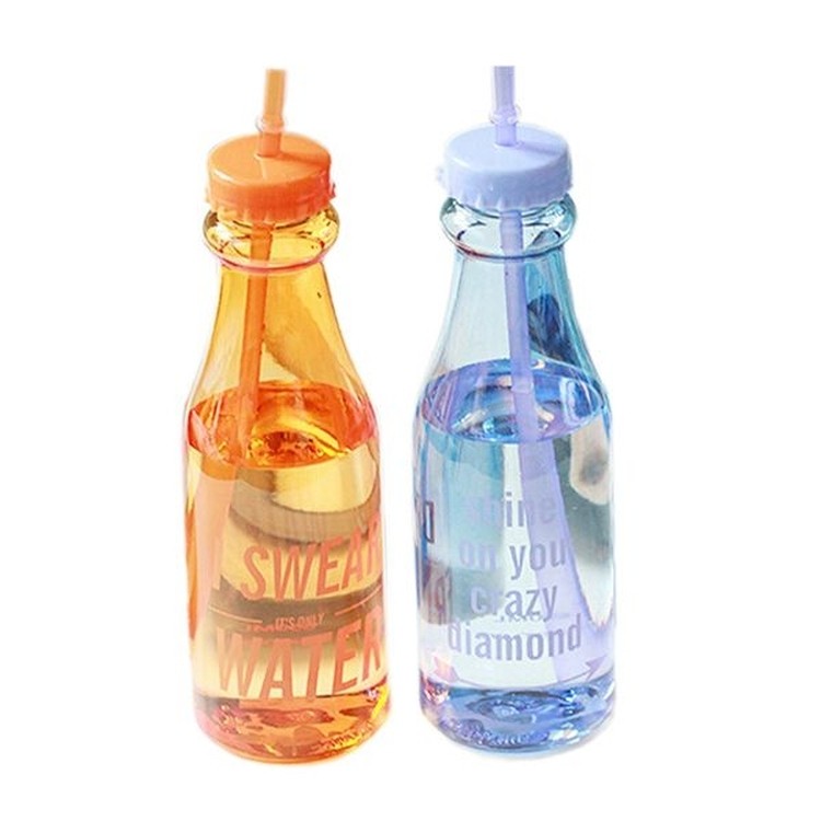 Outdoor Sports Water Bottle Cup with Straw 1