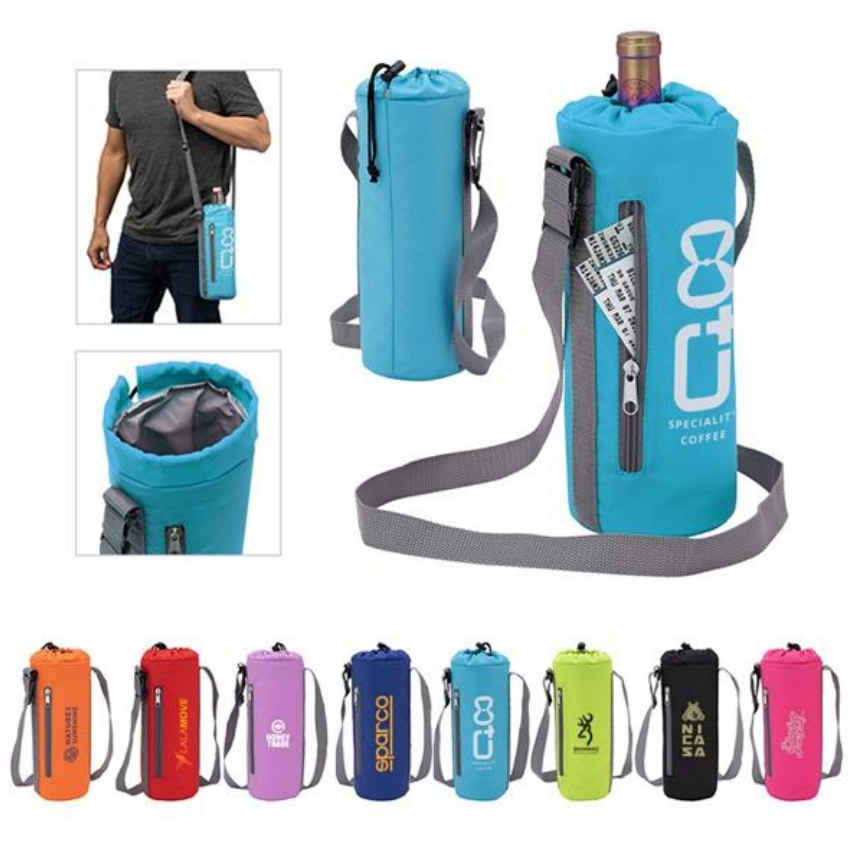 Bottle Cooler With Pouch 2
