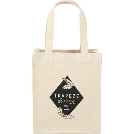 Mini 10oz Cotton Gift Tote, custom tote bag with logo imprint 15