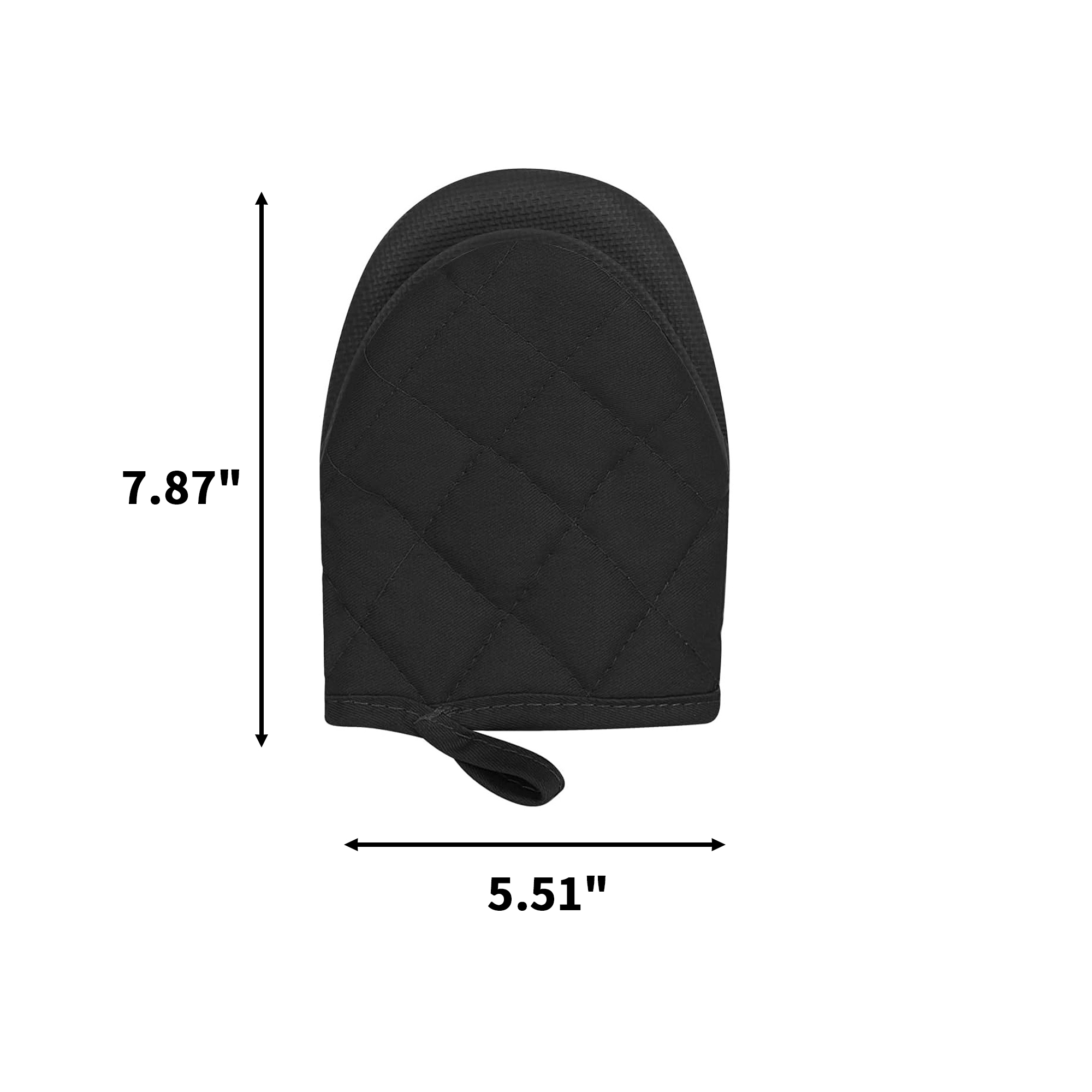 One Pair Kitchen Oven Gloves With Honeycomb Texture Grip 7