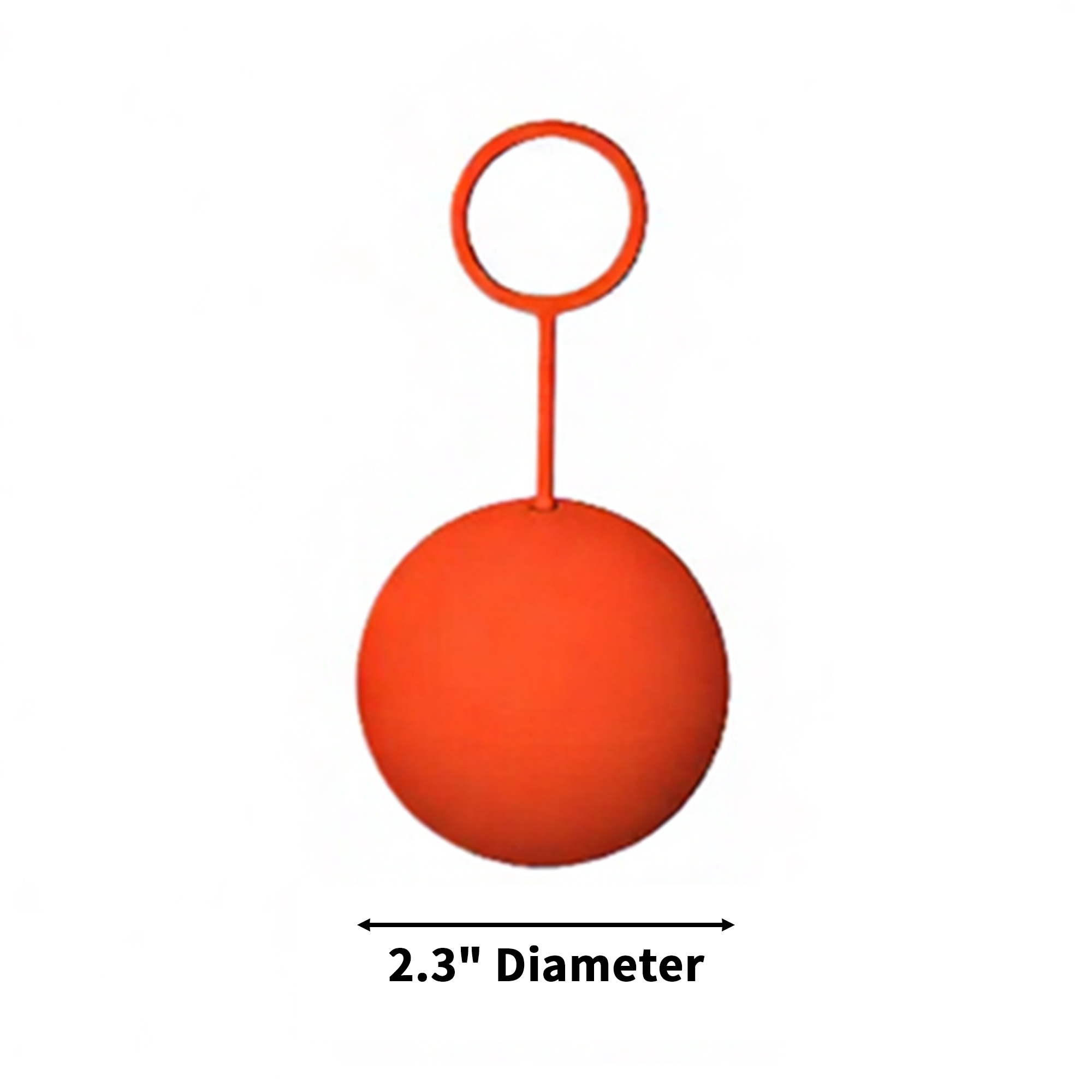 Reusable Silicone Water Ball 2.3" Diameter With Pull Ring 5.12" 2