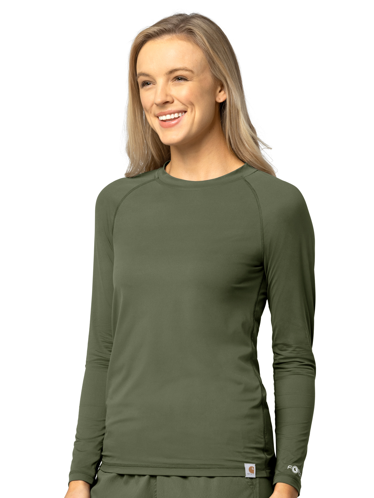 Carhartt Scrubs - Force Sub-Scrubs - Women's Modern Fit Long Sleeve Tee
