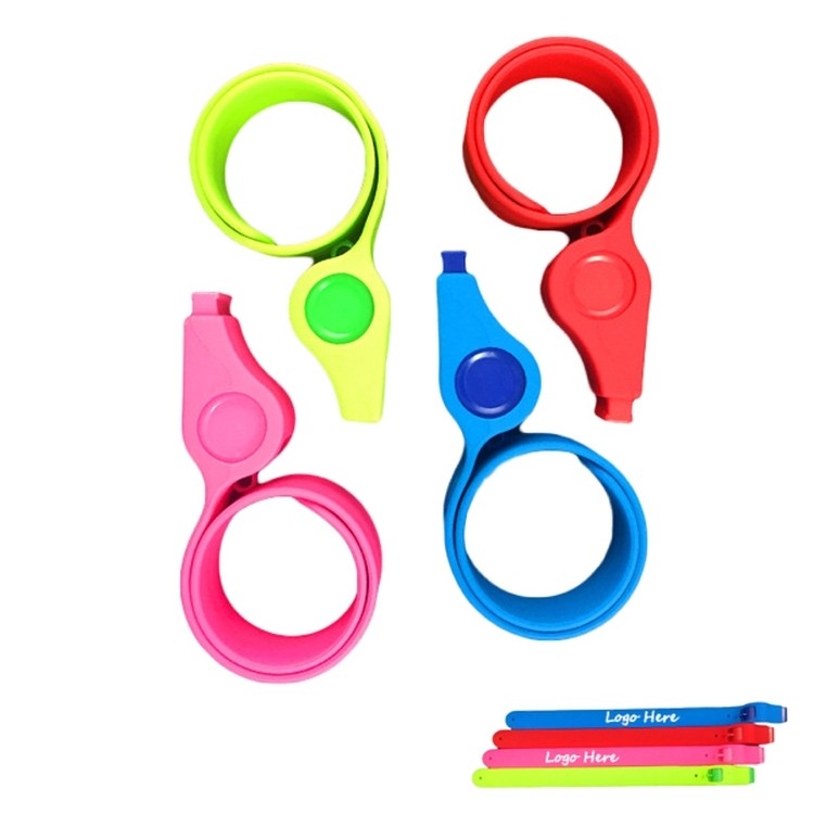 Silicone Slap Whistle Bracelet 2
