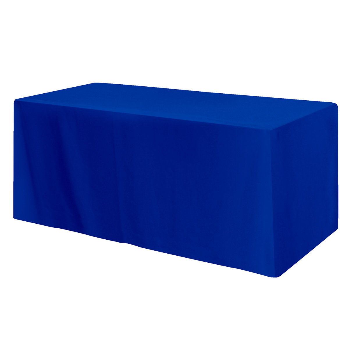 Fitted Poly/Cotton 3-sided Table Cover - fits 6' standard table 6