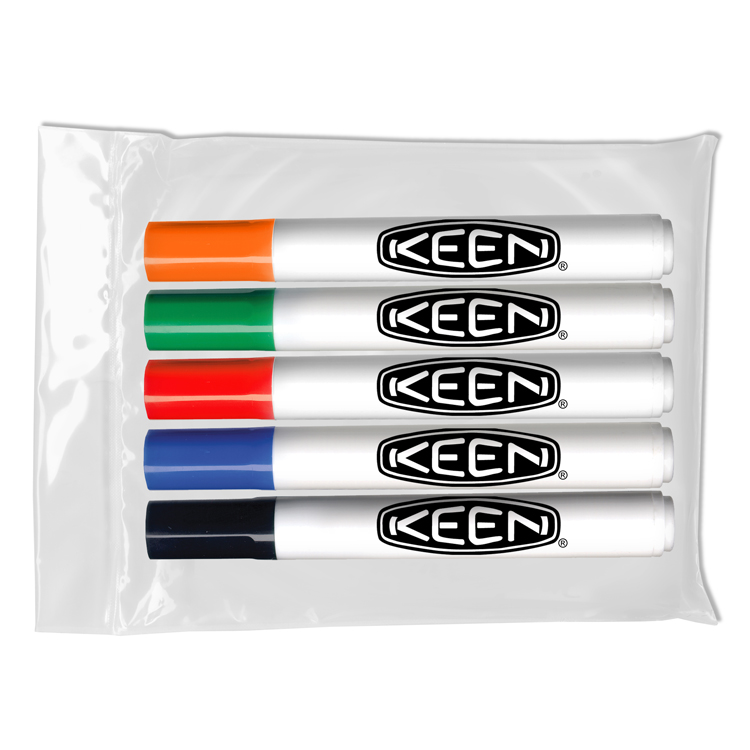 Dry Erase Bullet Tip Five Pack - USA Union Made
