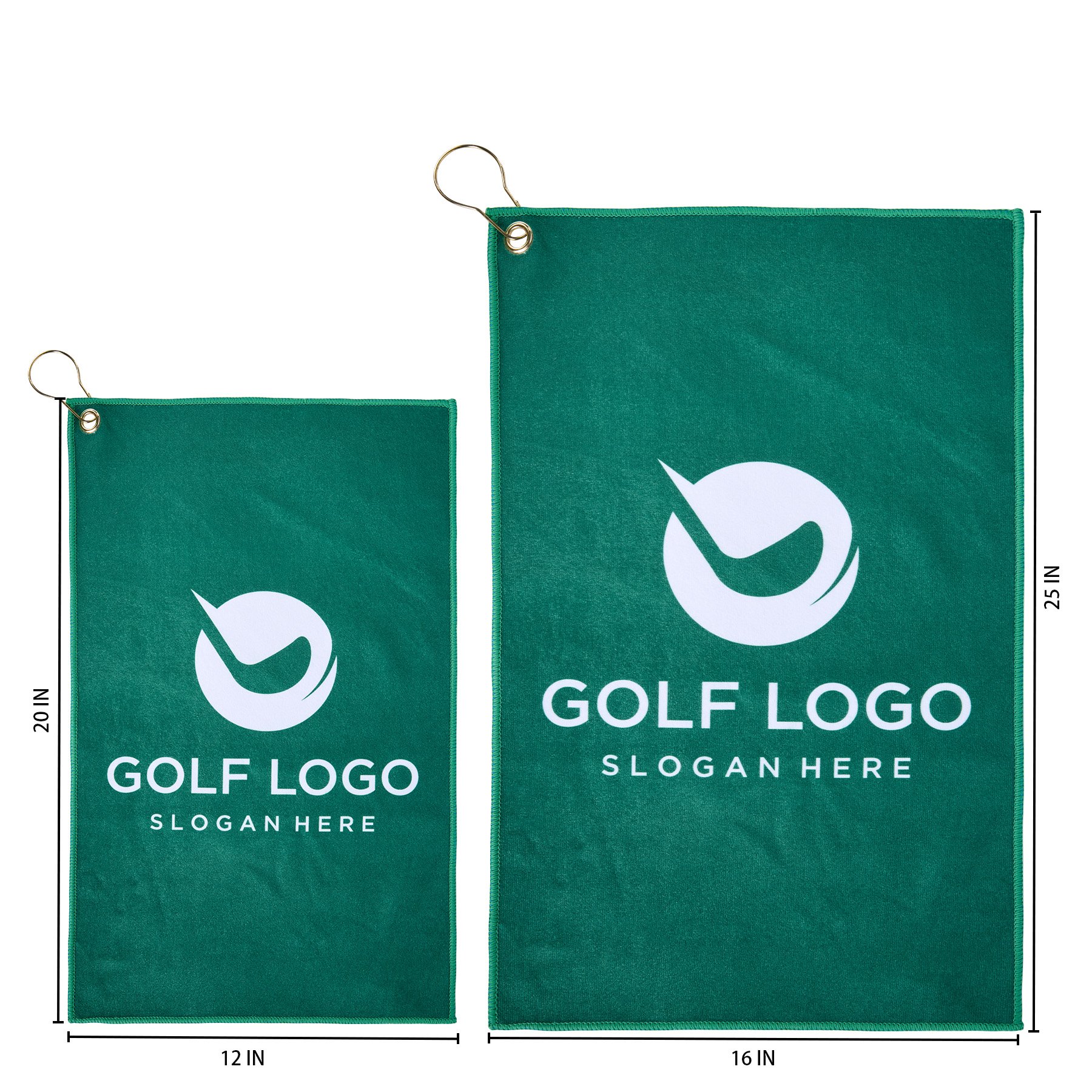 400GSM Full Color Microfiber Golf Towel 3