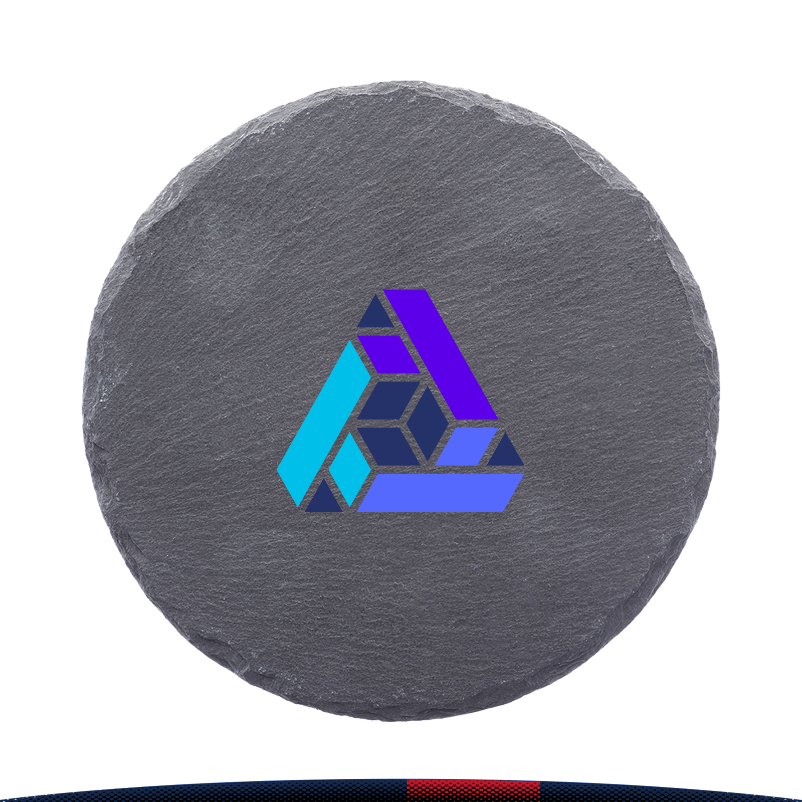 Pheus Round Slate Coasters 4
