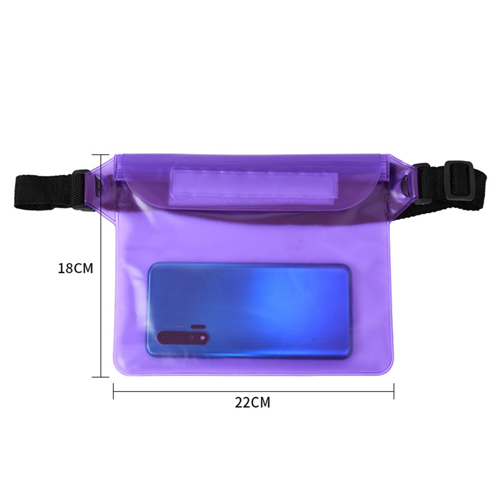 PVC waterproof waist bag sports phone pouch 6