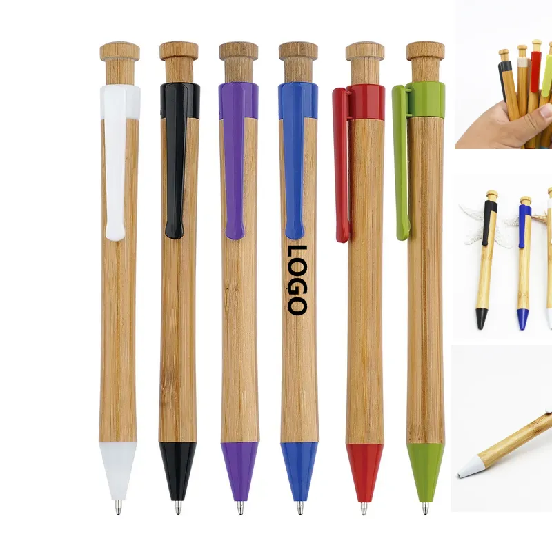 The Camden Bamboo Retractable Wheat Straw Eco-Pen 7