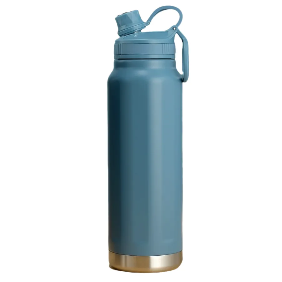 33.82 oz Stainless Steel Water Bottle with Straw 2
