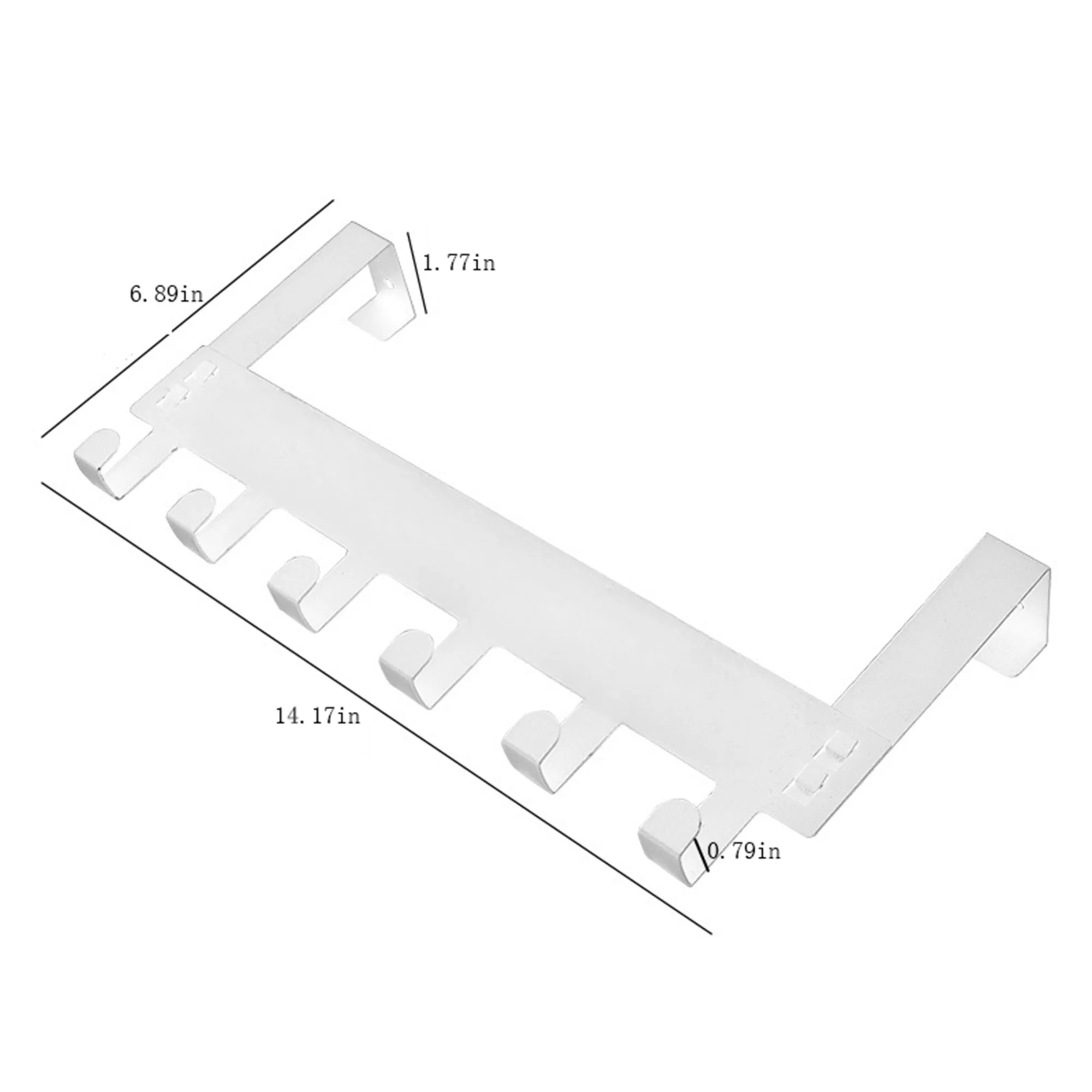 Custom Logo No-Drill Overdoor Hooks 3