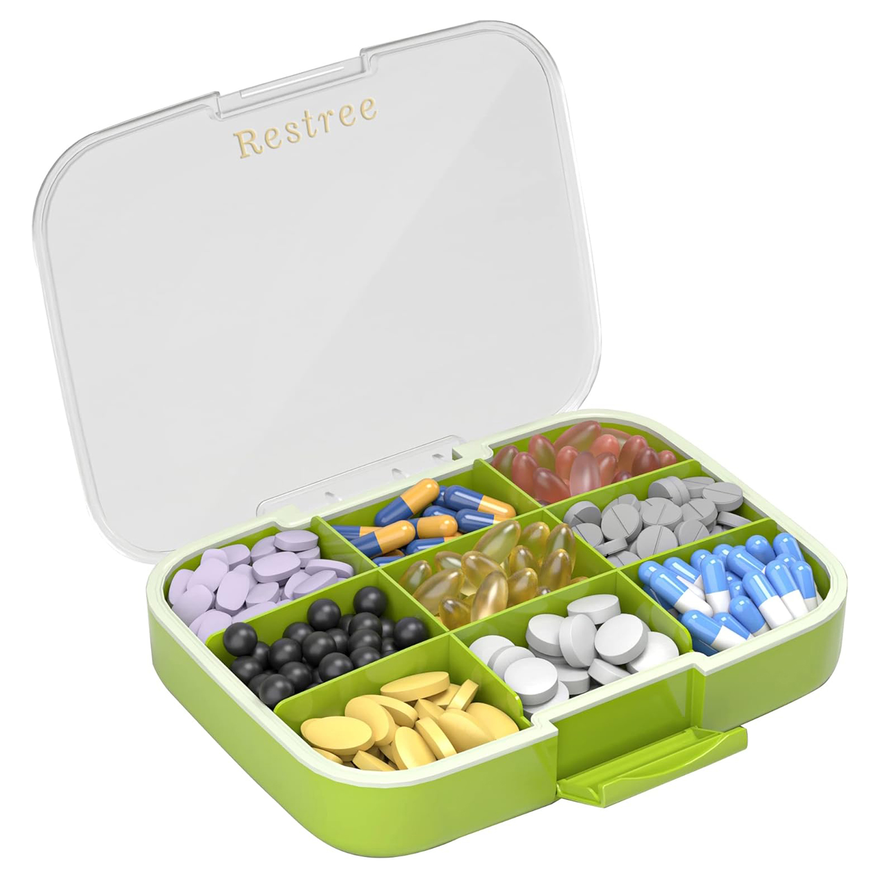Waterproof Travel Pill Organizer for Vitamins