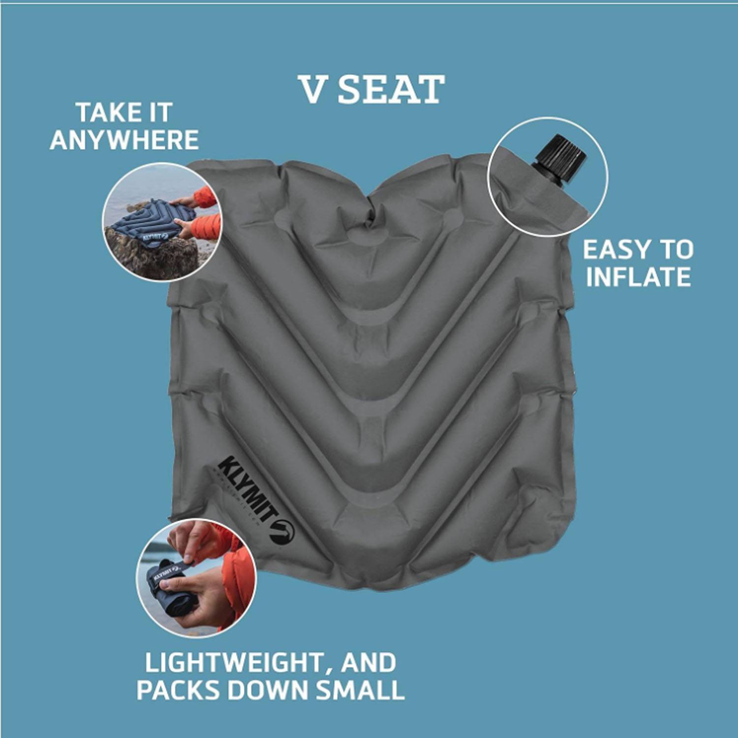 Seat Inflatable Air Cushion 14"*14"*1.5" 4