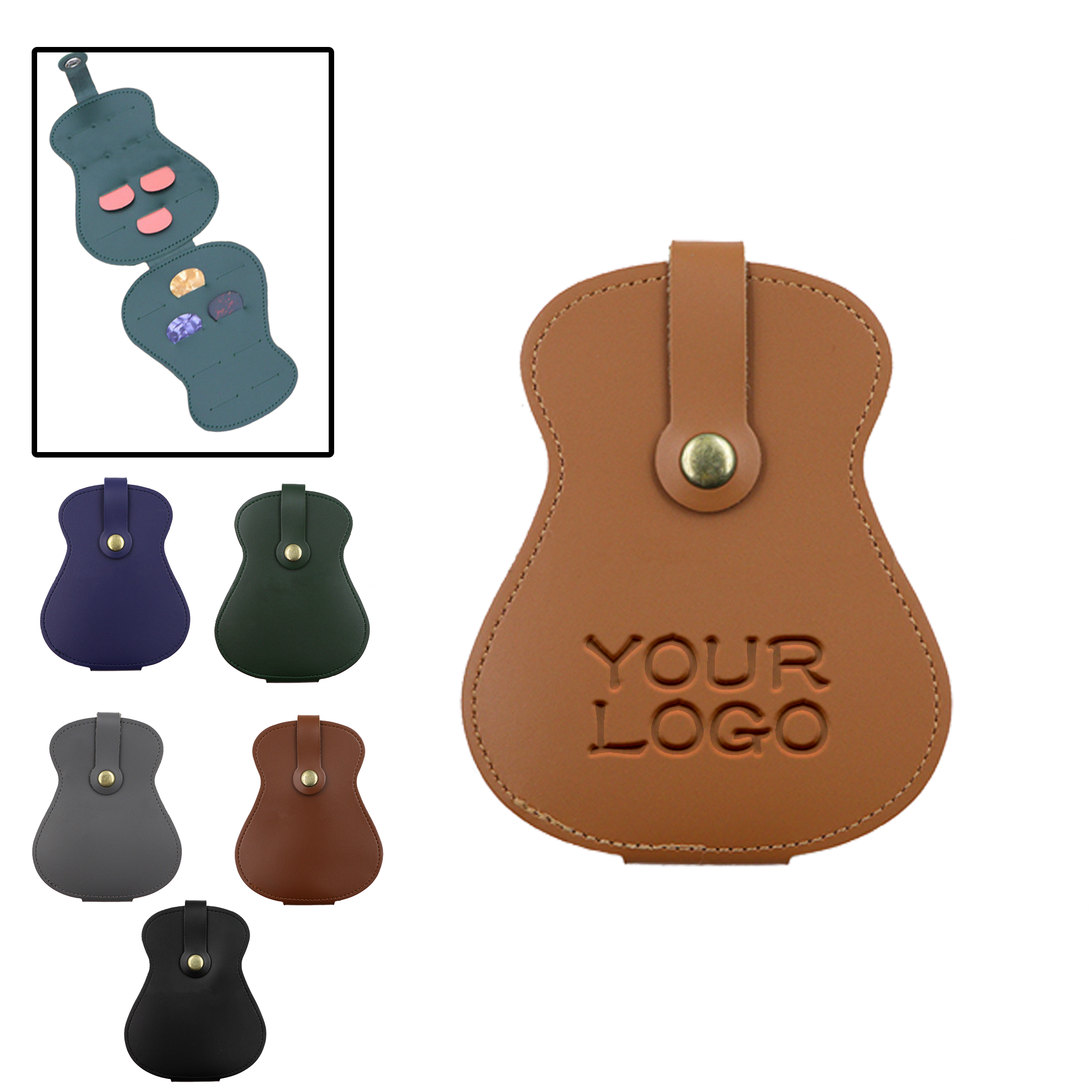 MOQ 20 PCS Guitar Pick Pouch 3