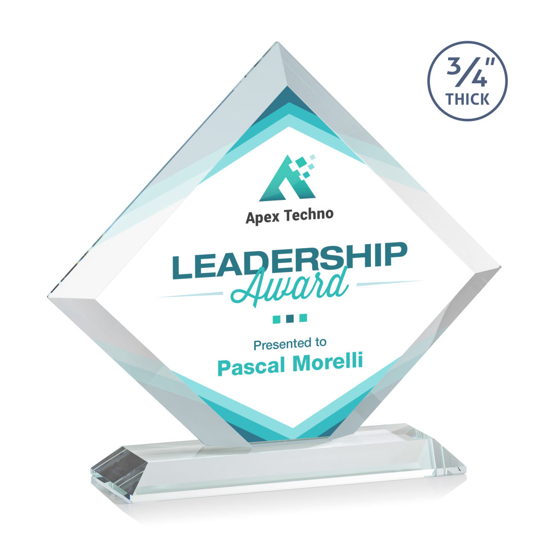 Belaire VividPrint™ Award on Newhaven Base - Clear