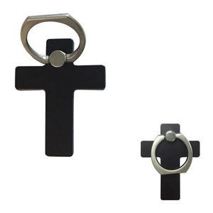 Cross Metal Phone Ring Grip Stand With 180 Degree Adjustable Design 3