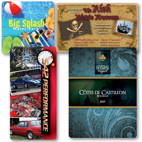 Full color process die cut label 1