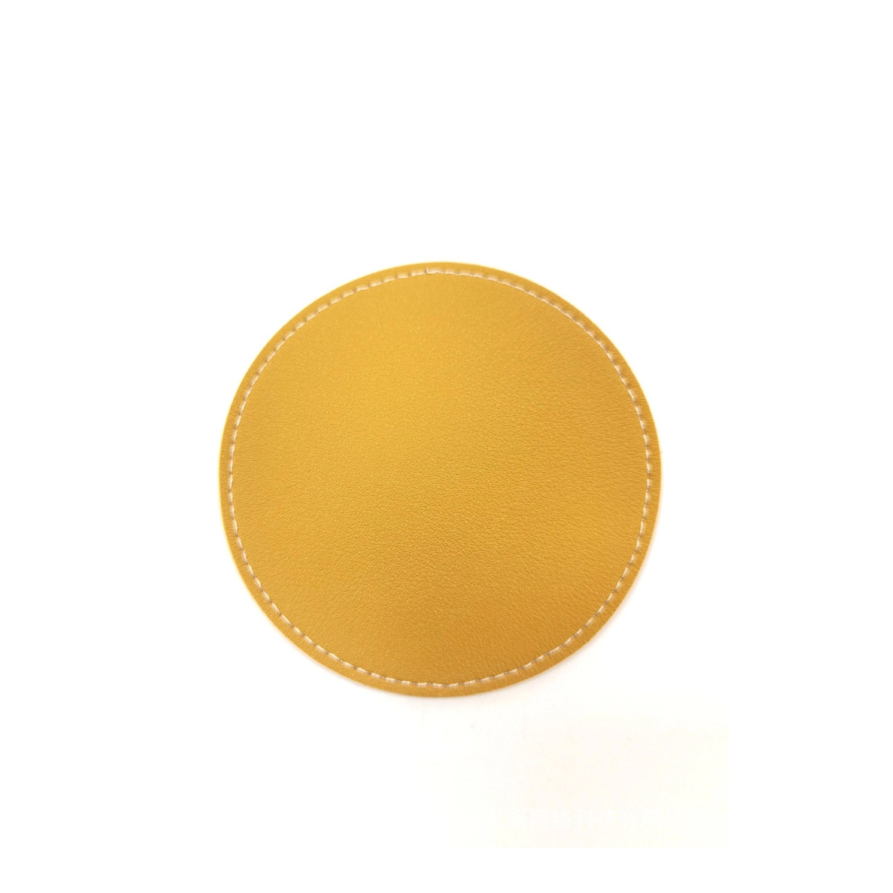 Round Waterproof Pu Leather Coaster 1