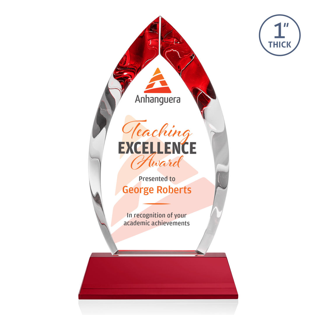 Marinello VividPrint™ Award on Base - Red 9
