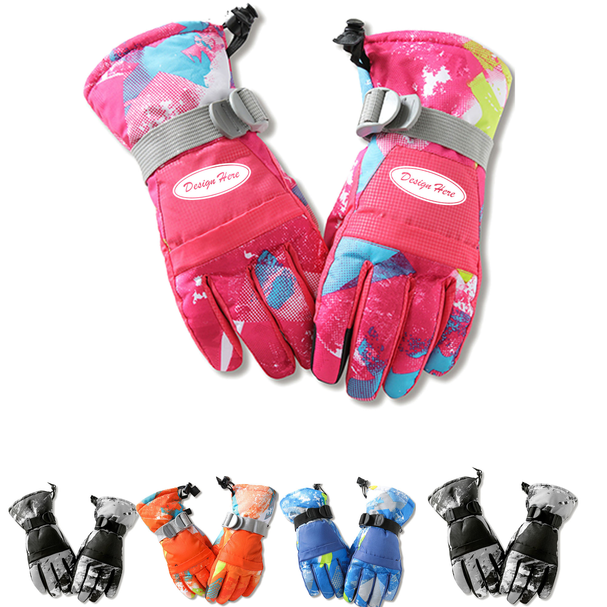 Warm, Waterproof Ski Gloves for Snow & Cold Weather 6